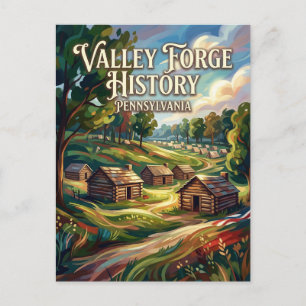 Valley Forge National Historical Park Pennsylvania Postkarte
