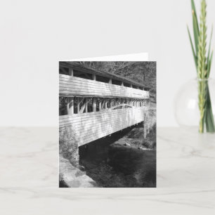 Valley Forge National Park Covered Bridge Notecard Karte