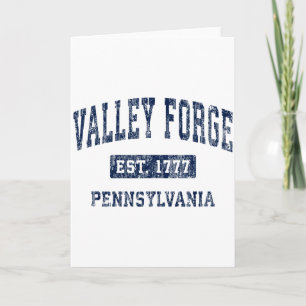 Valley Forge Pennsylvania Pa Vintage Gegründet P Karte