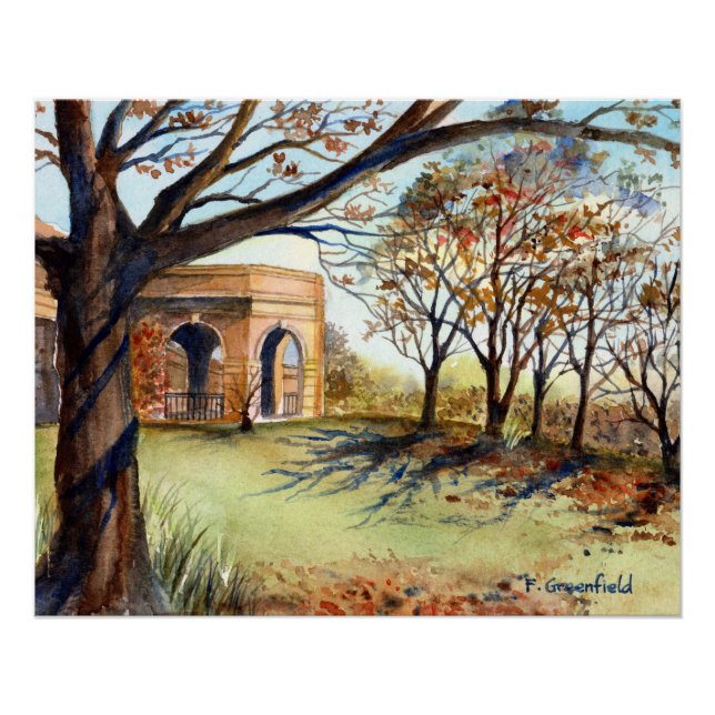 Valley Garden Harrogate by Farida Greenfield Poster (Vorderseite)