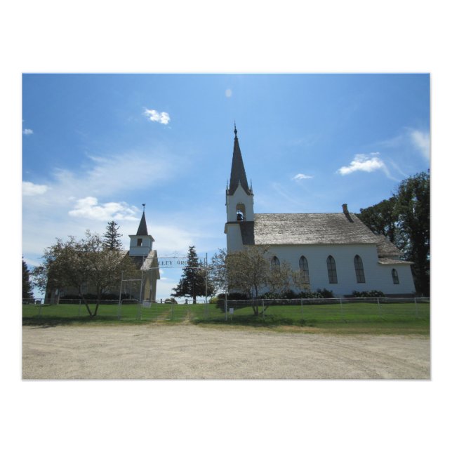 "Valley Grove Churches" Fotodruck (Vorne)