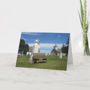 "Valley Grove Friedhof" Sympathiekarte Karte