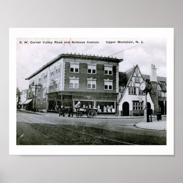 Valley Rd., Montclair, New Jersey Vintag Poster (Vorne)