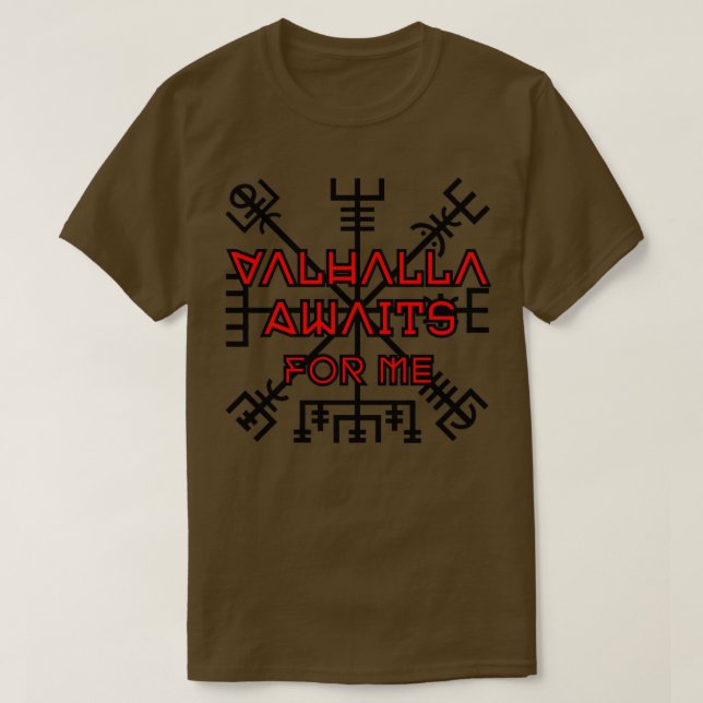 Vallhala Awaits T-Shirt (Design vorne)