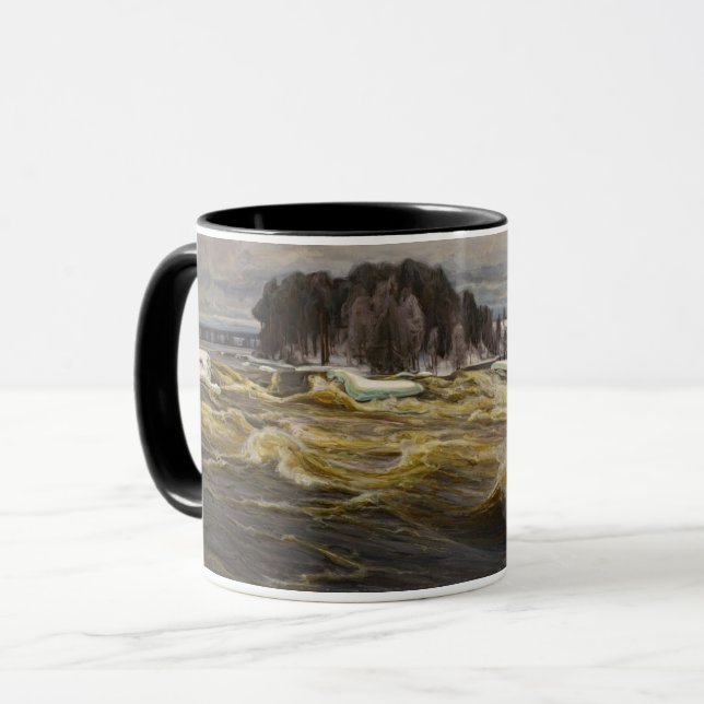 Vallinkoski Rapids von Victor Westerholm Tasse (Vorderseite Links)