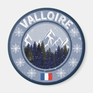 Valloire Skistation Magnet