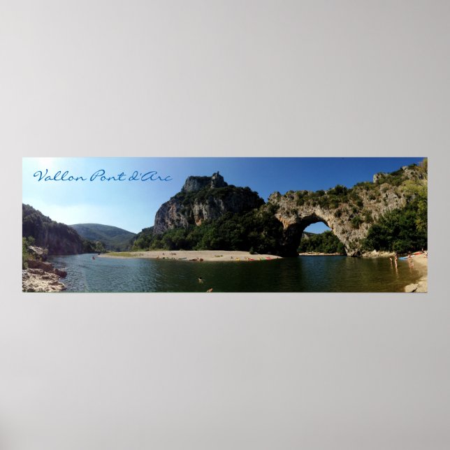 Vallon Pont D'Arc - Panorama Poster (Vorne)