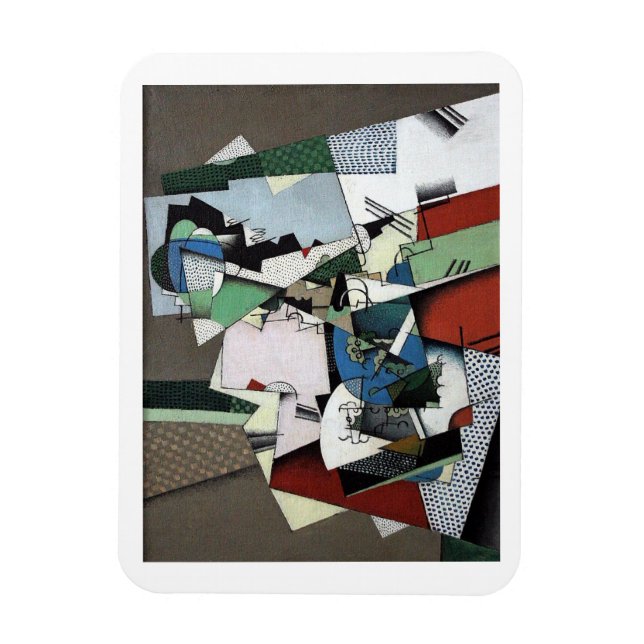 Valmier, Geometrische Stillleben, 1919 Magnet (Vertikal)