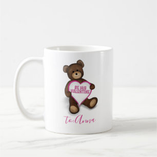 Valnetinstag Vintager Teddybär Personalisiert Kaffeetasse