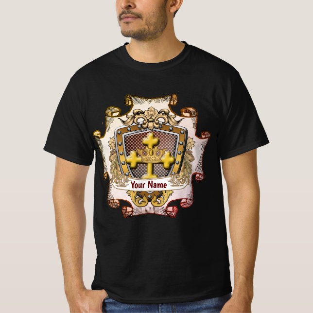 Valor  Family Crest Surname t-shirt (Vorderseite)