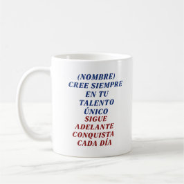 VALORATE CADA DIA REGALO PERSONALIZADO (NOMBRE) KAFFEETASSE