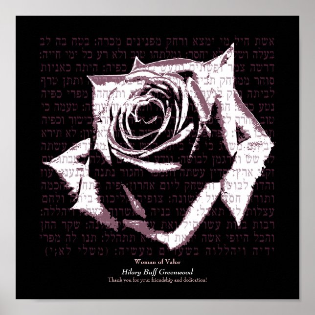 Valorin - Rosa Poster (Vorne)