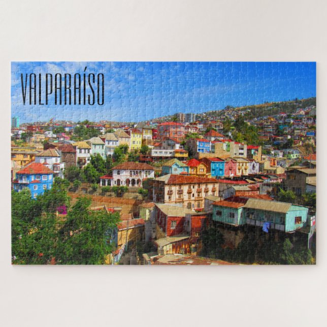 Valparaisfarben Puzzle (Horizontal)