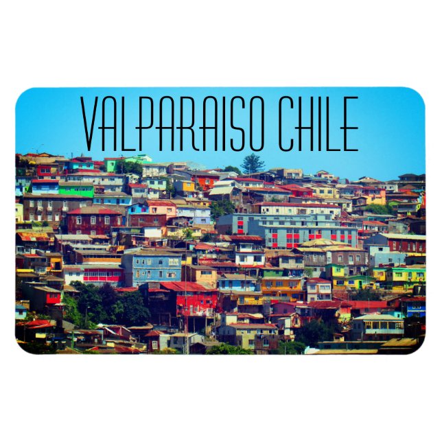 Valparaiso Chile Magnet (Horizontal)