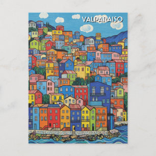 Valparaiso Chile Postkarte