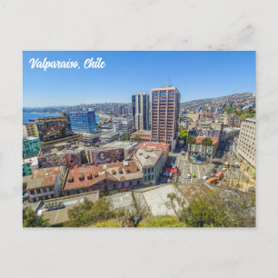 Valparaíso, Chile Postkarte