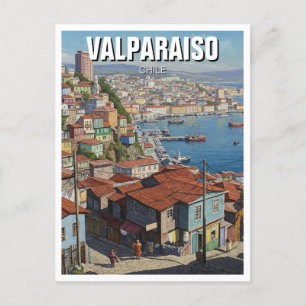 Valparaiso Chile Postkarte