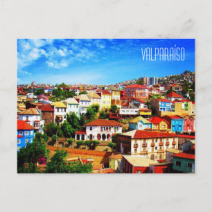 Valparaíso-Chile Postkarte