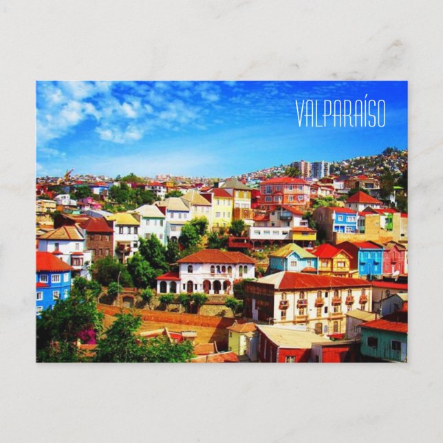 Valparaíso-Chile Postkarte (Vorderseite)