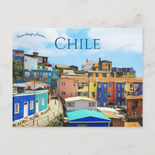 Valparaiso Chile Postkarte
