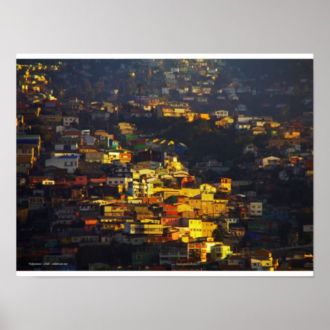 Valparaiso, Chili Poster (Vorne)