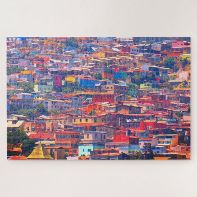 Valparaiso-Gebäude Puzzle (Horizontal)