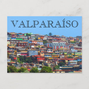 Valparaíso-Hügel Postkarte