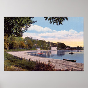 Valparaiso Indiana Flint Lake 1915 Poster