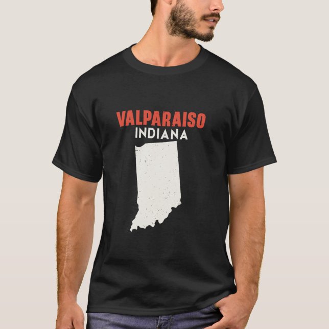 Valparaiso Indiana USA Staat America Travel India T-Shirt (Vorderseite)