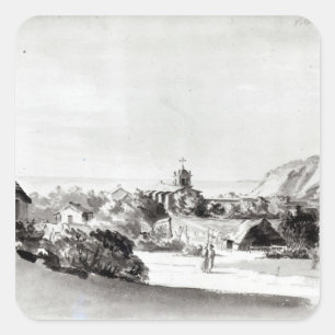 Valparaiso Quadratischer Aufkleber