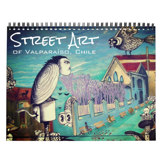 valparaíso Straße Art 2025 Kalender (Titelbild)