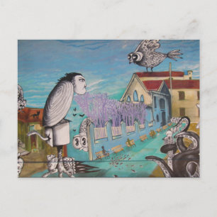 Valparaíso surreal Art Postkarte
