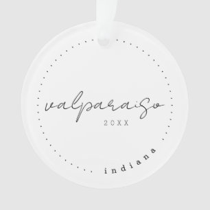 Valpariaso, Indiana IN Travel Vereinte Staaten Sim Ornament