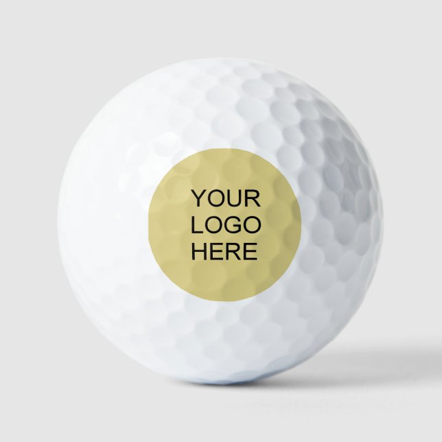 Value 12 Pack Custom Business Logo Promotional Golfball (Vorderseite)