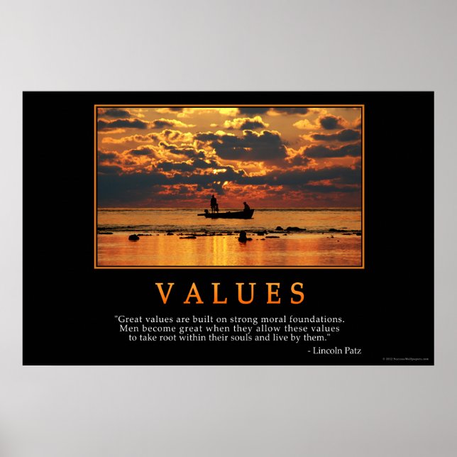 Values Poster (Vorne)