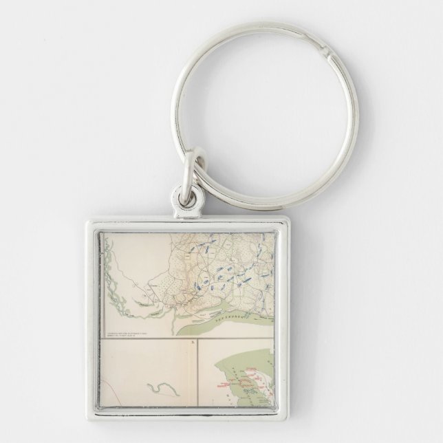 Valverde, Shiloh, Ft Craig, Roanoke Island Schlüsselanhänger (Vorne)