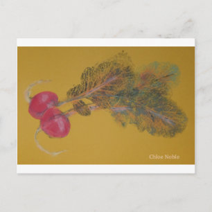 Valya's Radishes Postkarte