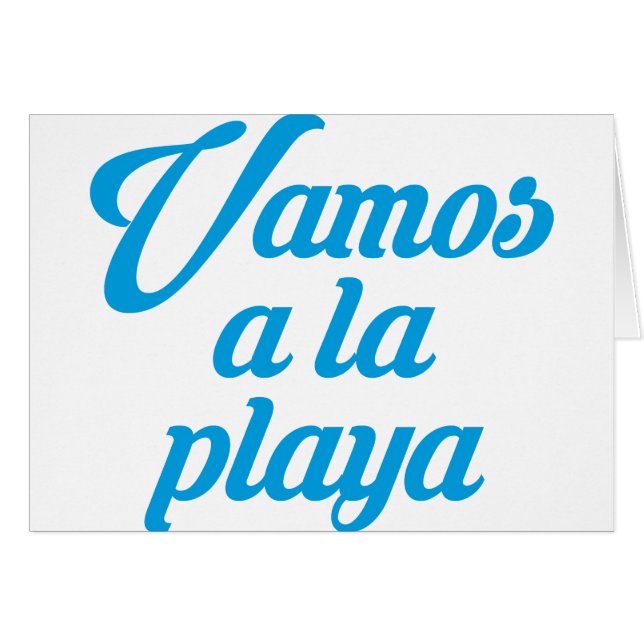 VAMOS A LA PLAYA (Vorderseite (Horizontal))