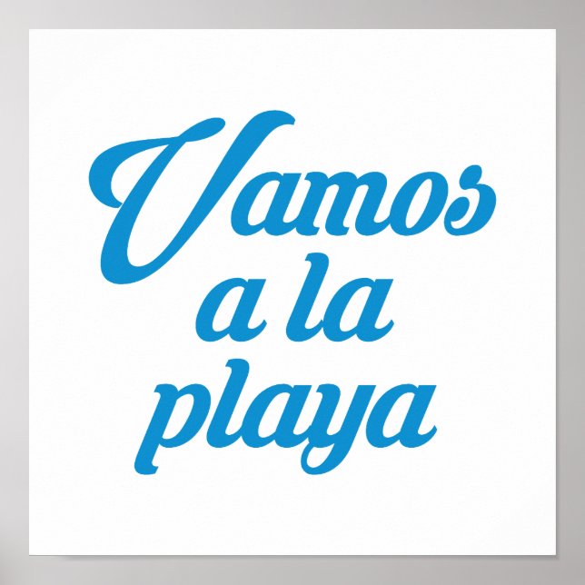 VAMOS A LA PLAYA POSTER (Vorne)