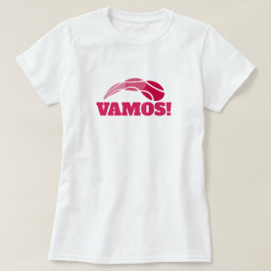 Vamos! Niedliches Tennist-shirt für Frauen und T-Shirt