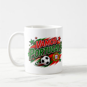 VAMOS PORTUGAL! Fan   Portugiesischer Stolz Fußbal Kaffeetasse