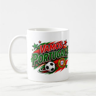 VAMOS PORTUGAL! Fan | Portugiesischer Stolz Fußbal Kaffeetasse
