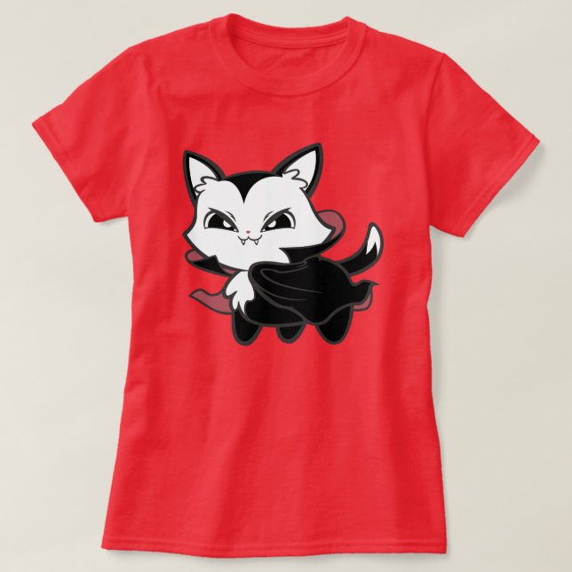 Vamp Kitty T - Shirt (Design vorne)