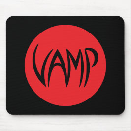 Vamp Text (rot/schwarz) Mousepad