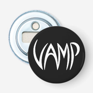 Vamp Text (schwarz/weiß) Flaschenöffner
