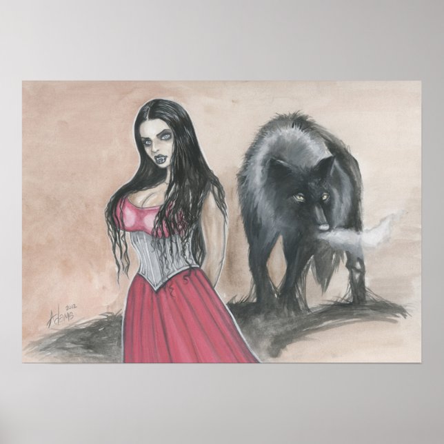 Vamp und Wolf Poster (Vorne)