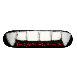 Vampir an Bord Skateboard