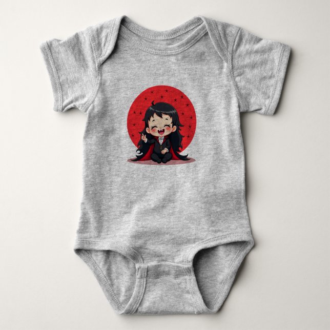 Vampir Baby Mädchen  Strampler (Vorderseite)