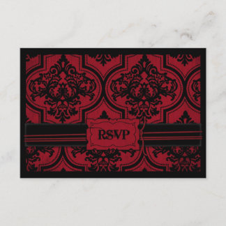 Vampir-Braut Antwortkarte B RSVP Karte