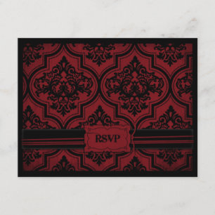 Vampir-Braut RSVP-Karte A RSVP Karte